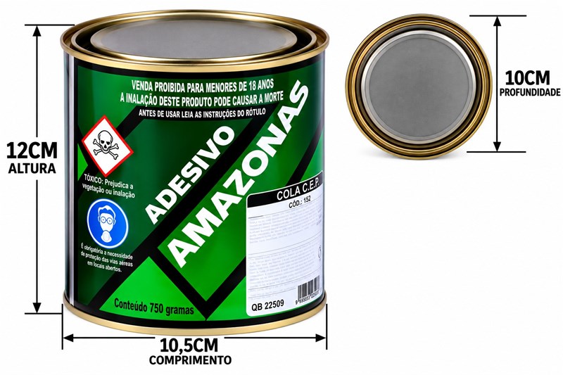 ADESIVO DE CONTATO 750G 10,5X12X10CM