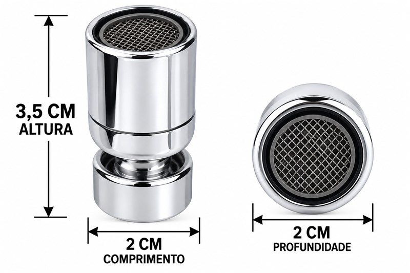 AREJADOR ARTICULAVEL 5/8 PARA TORNEIRA 2X3,5X2CM