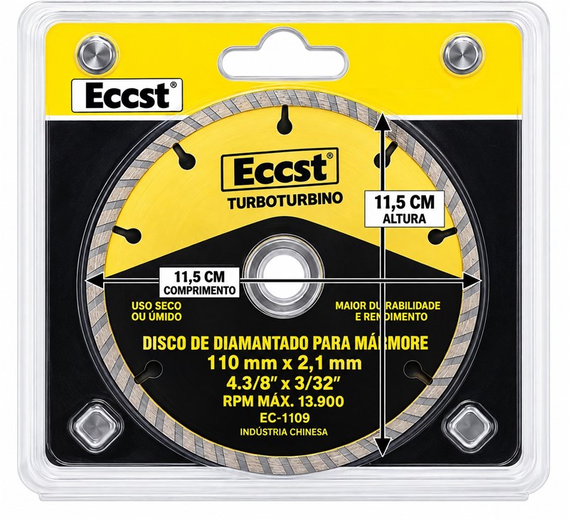 DISCO DE CORTE MADEIRA 110X22,23 TUNGSTENIO 11,5X11,5CM