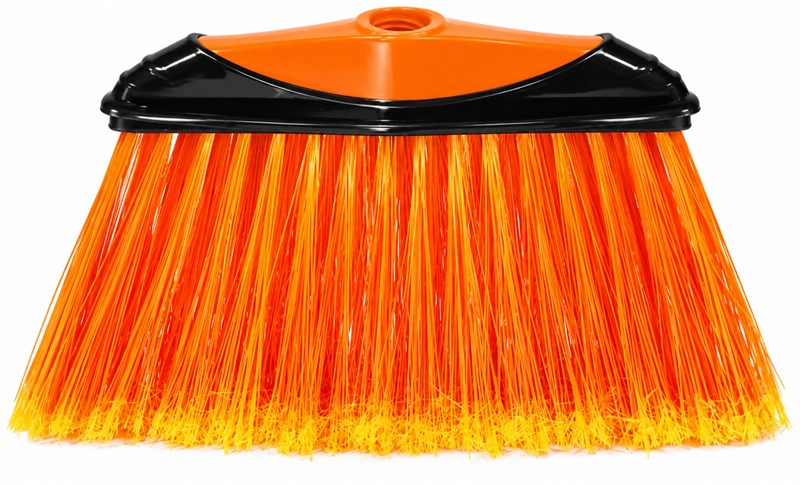 VASSOURA SUPERBELABRAS LARANJA C/CABO 27CM CABO 1,5M