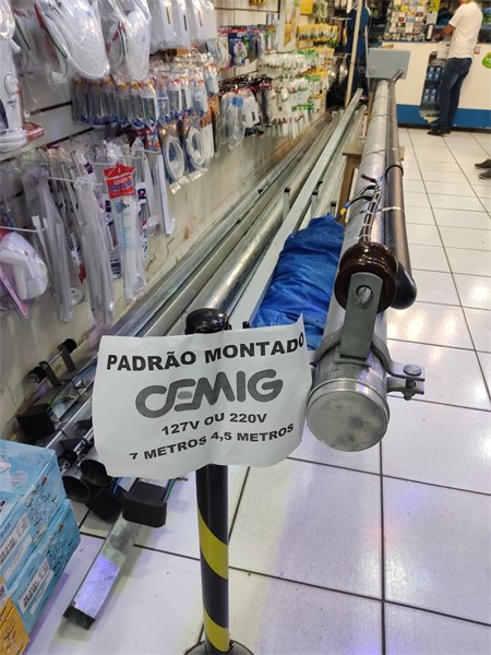 Padrao Trifasico 100A Tubo Pa-5 7,0M Cemig SAIDA ALTA Caixa Cm2