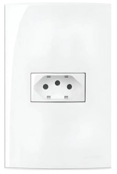 Conjunto 4×2 Tomada 2P+T 20A-250V 4X2 BR Margirius SLEEK