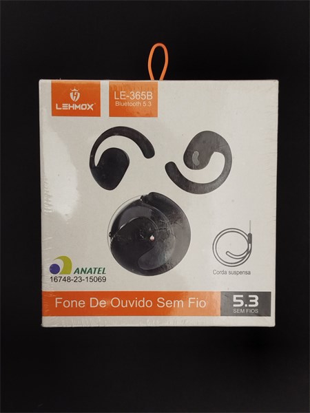 FONE SEM FIO LEHMOX LE-365B PRETO