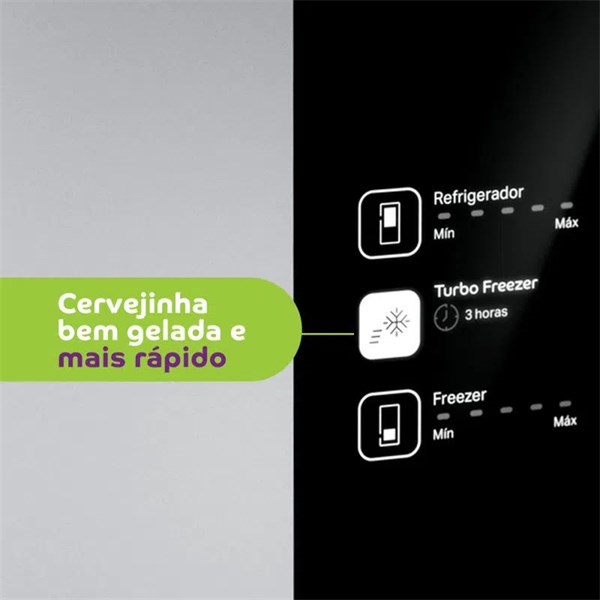 Geladeira / Refrigerador Consul Frost Free Duplex 397 litros Branca inverse