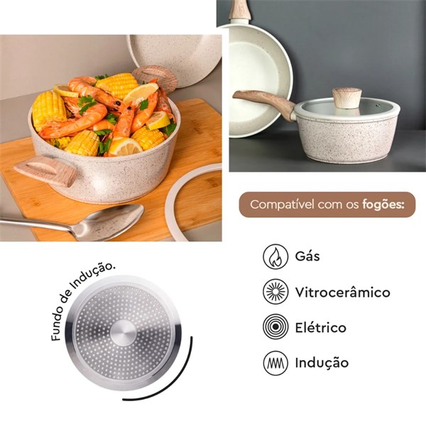 CONJUNTO PANELAS 6PCS SIRIUS C/INDUÇAO-VAN