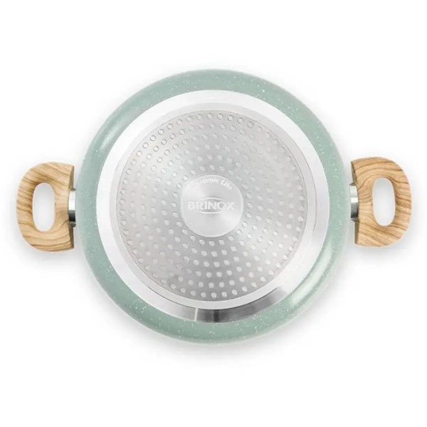 Conjunto de Panelas Brinox Botanika 5 Peças – Indução (Verde)