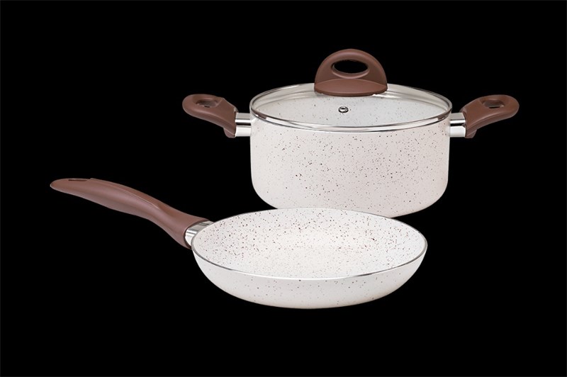 Conjunto de Panelas 5 Peças Smart Plus com Indução (Cor Vanilla)