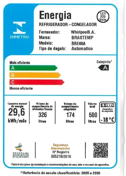 Geladeira Brastemp Frost Free Duplex 500L – Performance e Design Premium
