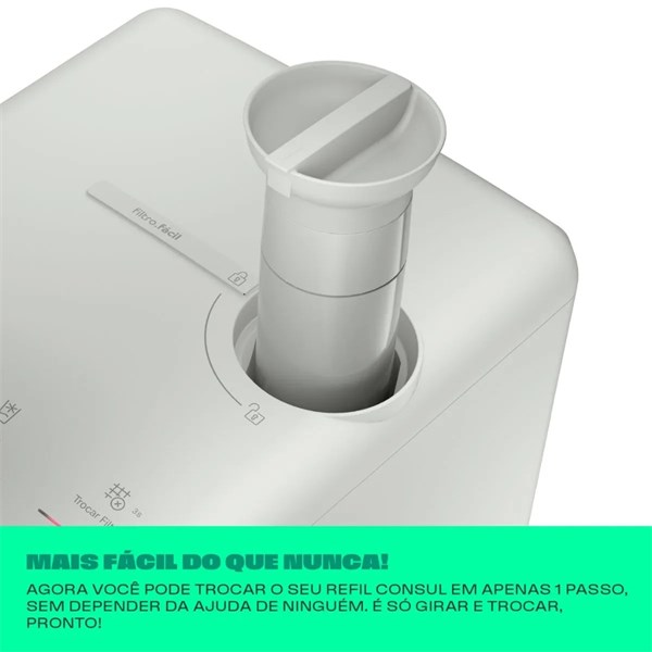 Purificador de Água Consul Eletrônico com Refrigeração Água Pura, Gelada  e com Máxima Proteção para sua Família!