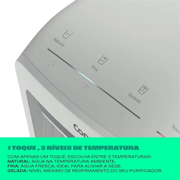 Purificador de Água Consul Eletrônico com Refrigeração Água Pura, Gelada  e com Máxima Proteção para sua Família!