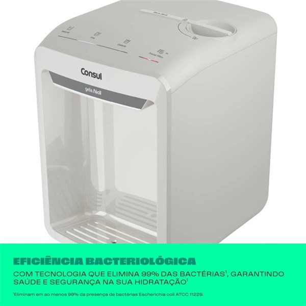 Purificador de Água Consul Eletrônico com Refrigeração Água Pura, Gelada  e com Máxima Proteção para sua Família!