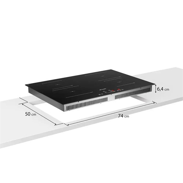 Cooktop de Indução Mueller MCN4BL Super Turbo: Tecnologia e Espaço de sobra