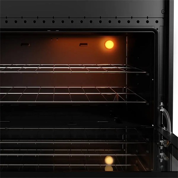 Fogão Mueller 5 Bocas MFV5BF Preto Fosco: Design Profissional e Potência Extrema