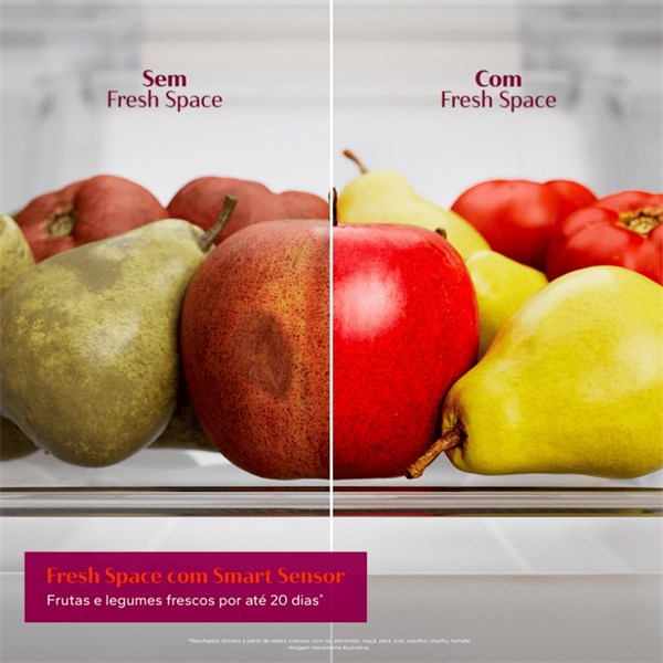 Geladeira Brastemp Frost Free B=Smart Xpert Inverter – Branca com Painel Touch