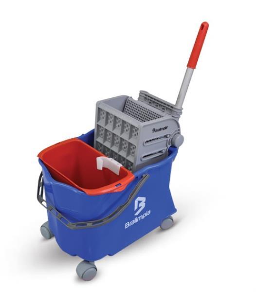 BALDE ESPREMEDOR C/ DIVISOR DE AGUAS 20L BRALIMPIA