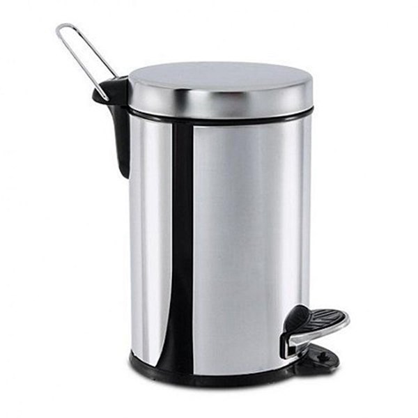 LIXEIRA INOX C/ PEDAL 20L