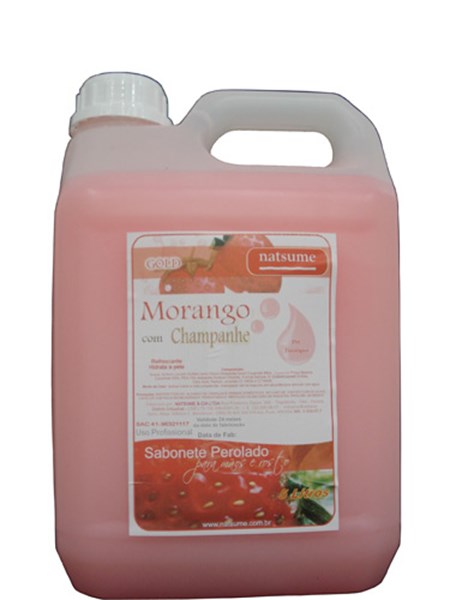 SABONETE LIQUIDO MORANGO 5L