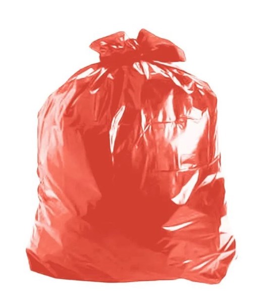 INUTILIZADO S.L. VERMELHO 60L 60X70CM C/ 100UN