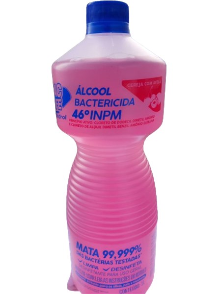 ALCOOL PERFUMADO CEREJA C/ AVELA 1L