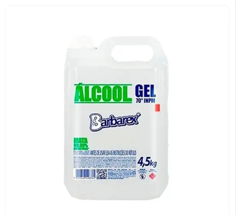 ALCOOL GEL 70 ANTISSEPTICO 5,1L