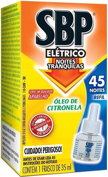 REFIL REPELENTE LIQUIDO CITRONELA 45 NOITES
