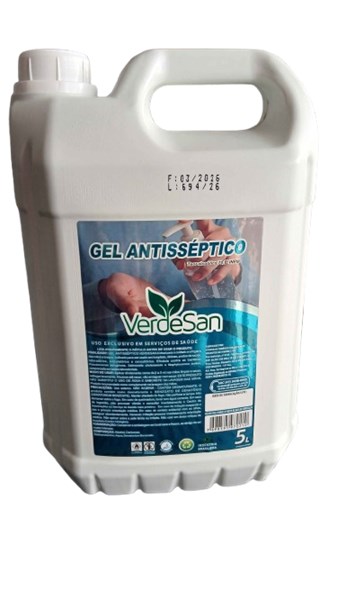 ALCOOL GEL 70 ANTISSEPTICO 5L