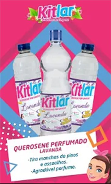 QUEROSENE PERFUMADO KITLAR LAVANDA 500ML