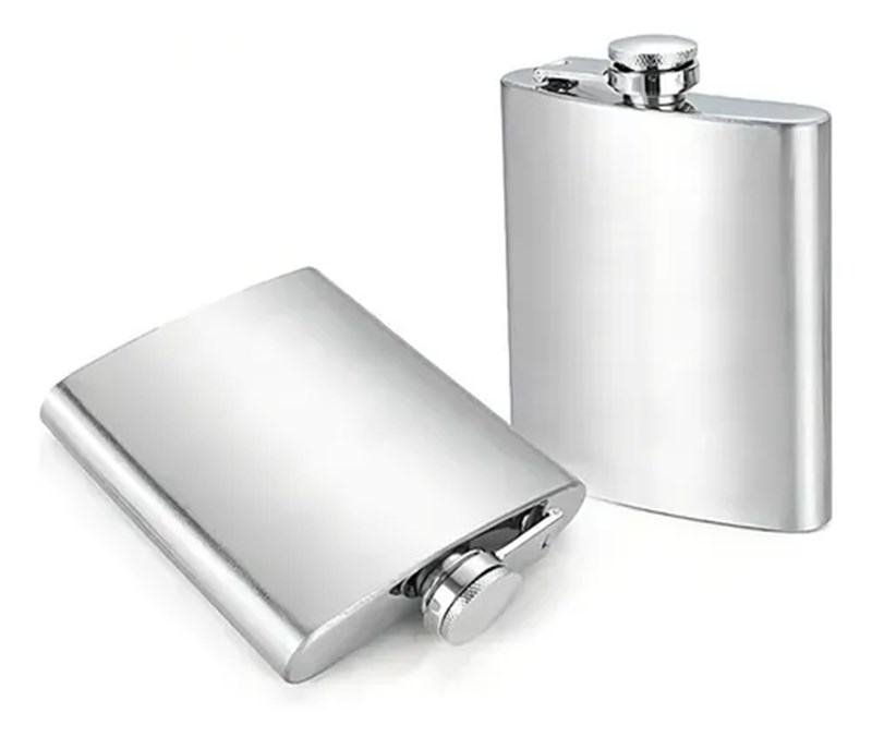 CANTIL DE BOLSO AÇO INOXIDÁVEL MÉDIO 245ml