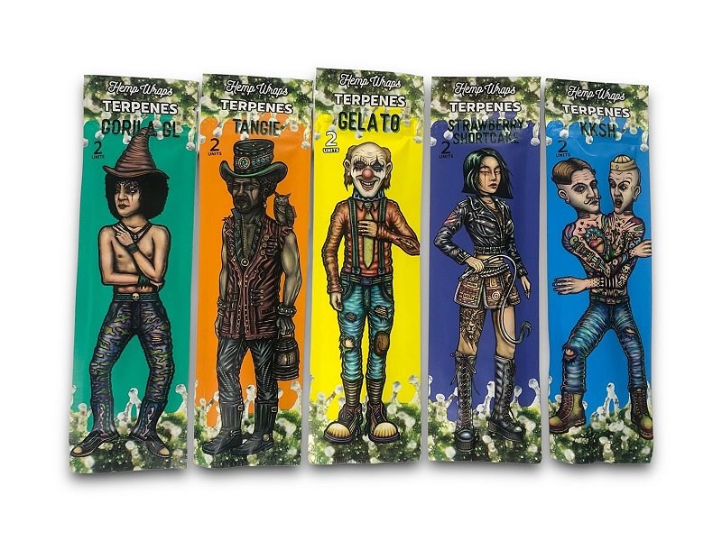 BLUNT HEMP WRAPS LION ROLLING CIRCUS COM TERPENO