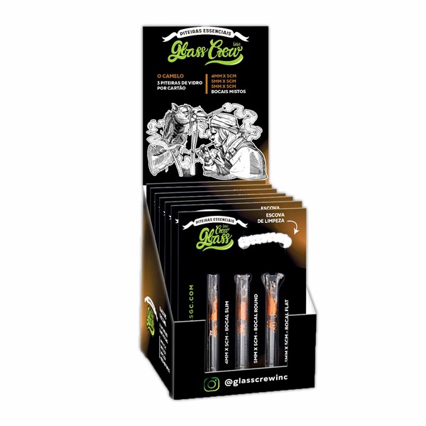 PITEIRA DE VIDRO CAMELO GLASS CREW