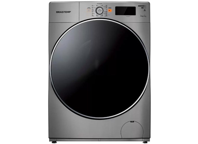 Lava e Seca Brastemp 10kg/6kg Prata Água Quente - BNQ10AS cópia