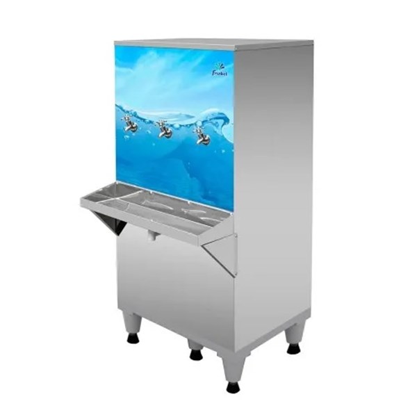 Bebedouro Industrial 100 Litros Inox 220v 03 torneiras