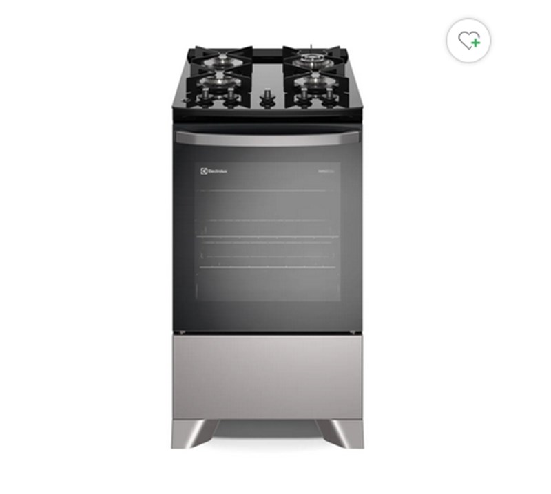 Fogão Electrolux 4 Bocas Efficient Com Perfectcook Prata (fe4gs) Bivolt