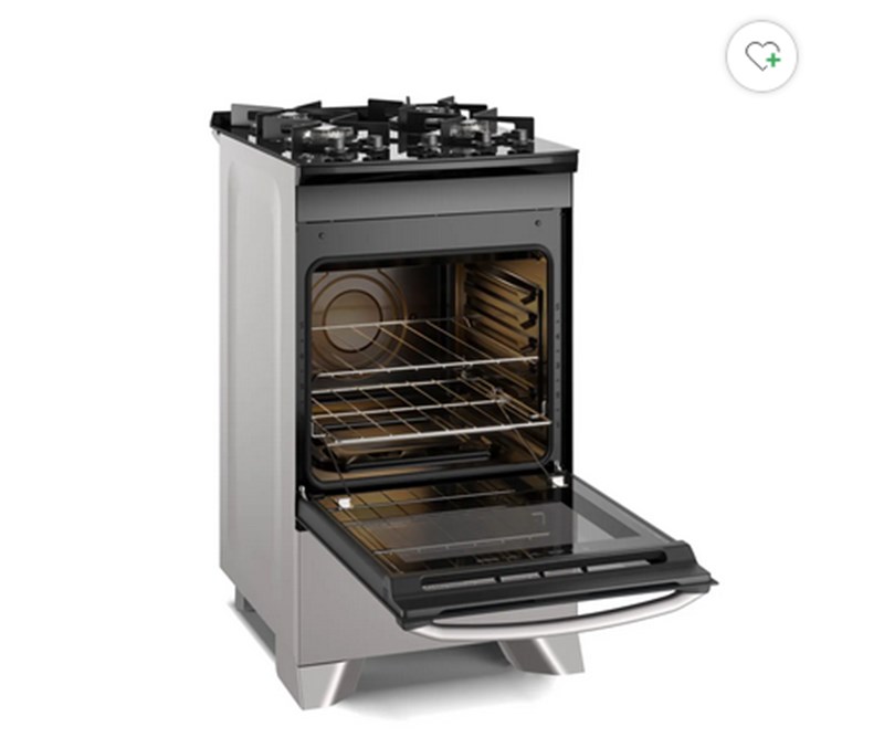 Fogão Electrolux 4 Bocas Efficient Com Perfectcook Prata (fe4gs) Bivolt
