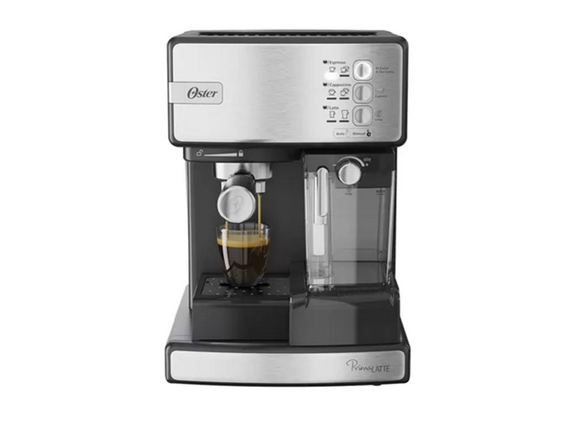 Cafeteira Espresso Oster Nova PrimaLatte Inox 110v
