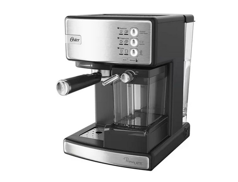 Cafeteira Espresso Oster Nova PrimaLatte Inox 110v