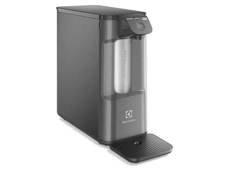 Purificador Electrolux Pure 4x Água Gelada, Fria e Natural com Painel Touch Cinza (PE12G) - Bivolt