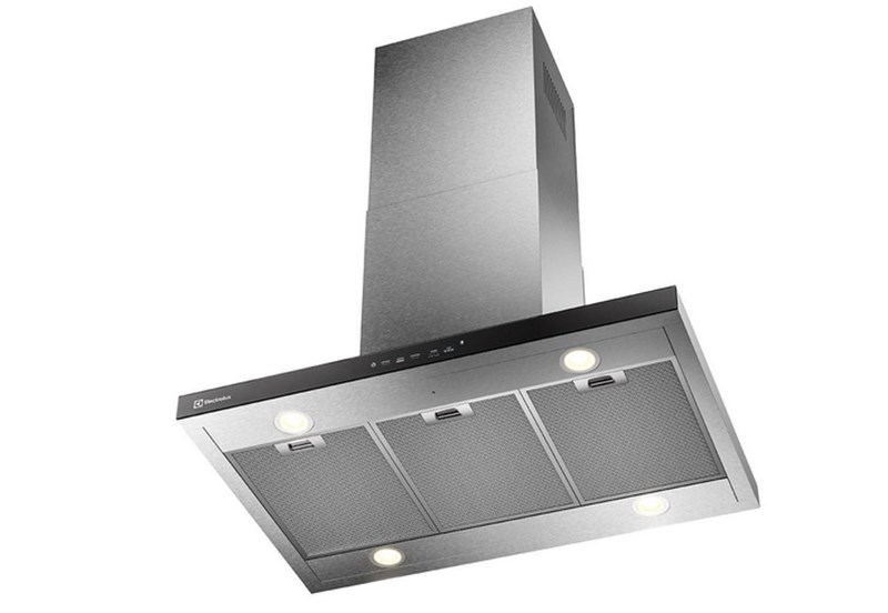Coifa de Ilha Electrolux 90cm Inox Experience com Inteligência Artificial e Alto Poder Sucção CE9IF CE9IF