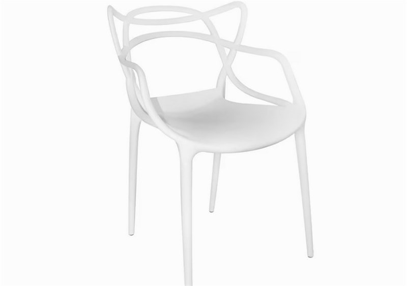 Cadeira com Encosto Fixo - Branco