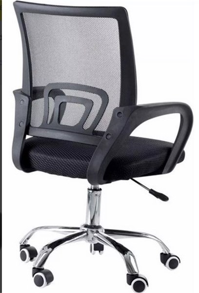 Cadeira De Escritorio Giratória Com Braço Aço