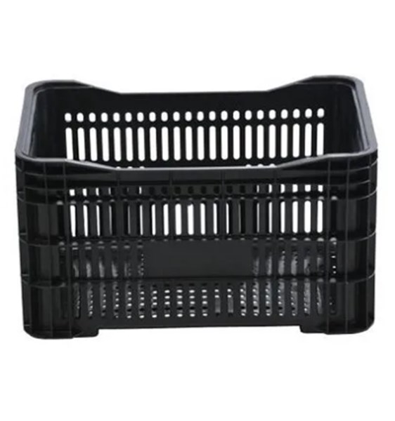 Caixa Plástica Horti Frutti Preta 20kg 50 Litros