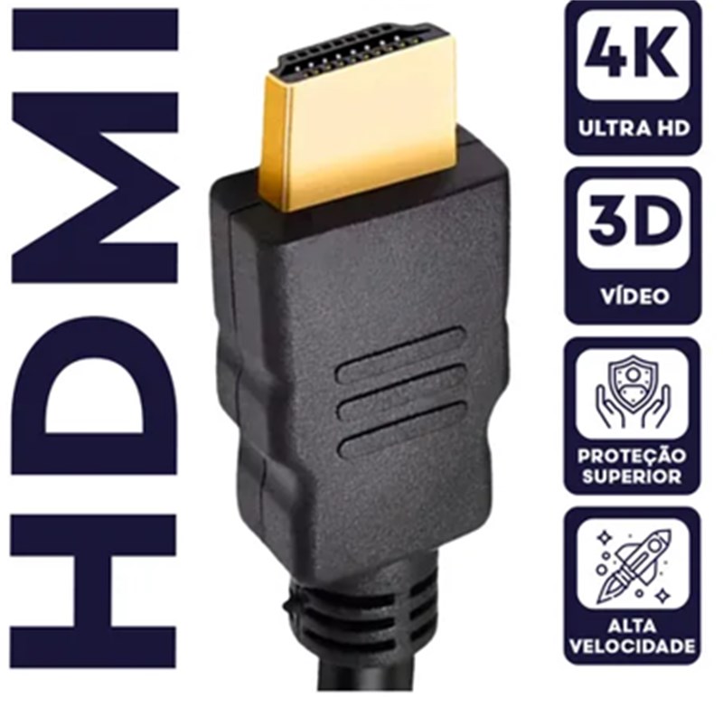 Cabo Hdmi 10 Metros Full Hd 2.0 4K