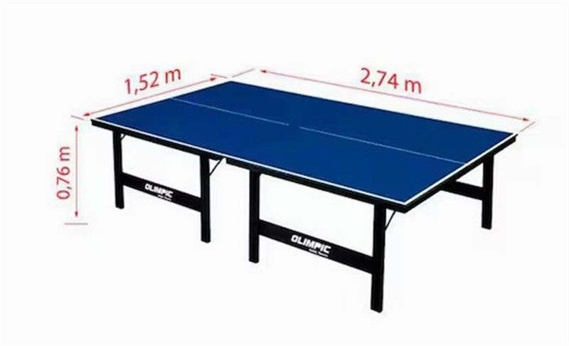 Mesa de Ping Pong OLIMPIC 15mm MDP com Kit Completo