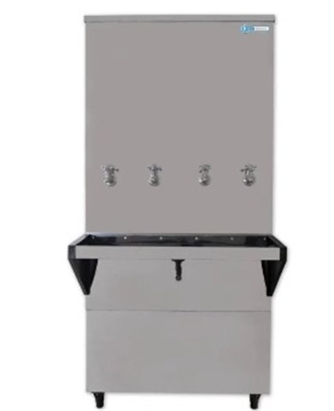 Bebedouro Industrial Inox 200 Litros 4 Torneiras - 220V