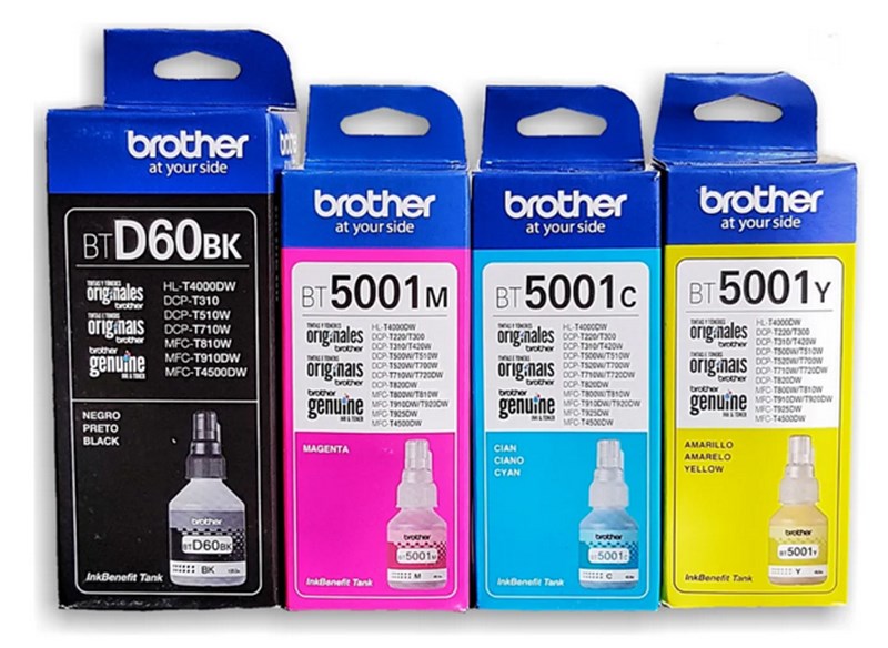 Kit 4 Refil Brother Hl-t4000dw Dcp-t220 T300 Dcp-t710w T720w