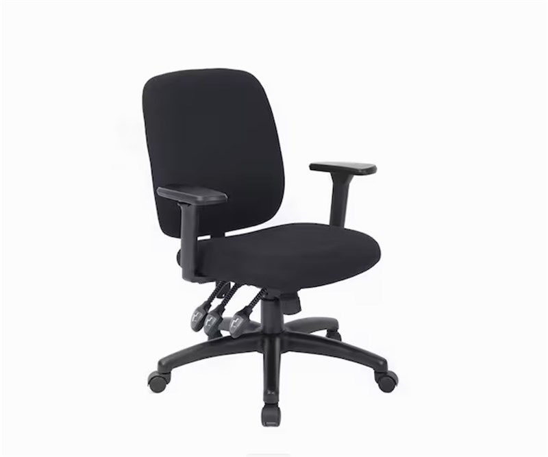 Cadeira de Escritório Diretor Giratória Walle Preta Até 160kg