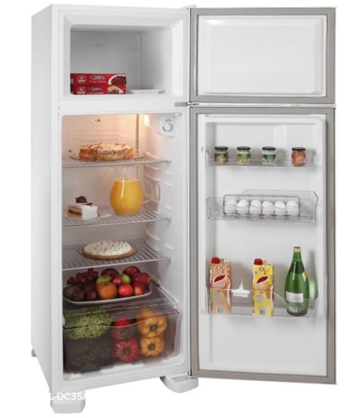 Geladeira Electrolux Cycle Defrost 260L Super Freezer Duplex Branca (DC35A) 220v