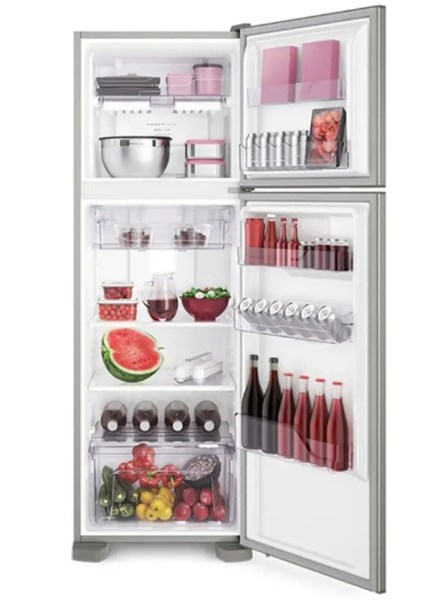 Refrigerador Electrolux 2 Port Frost Free 371L Platinum 110V -  DFX41