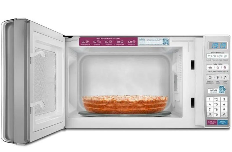 Micro-ondas Electrolux 27L Branco com 55 receitas pré-programadas e Função Tira Odor-MB37R - 220V