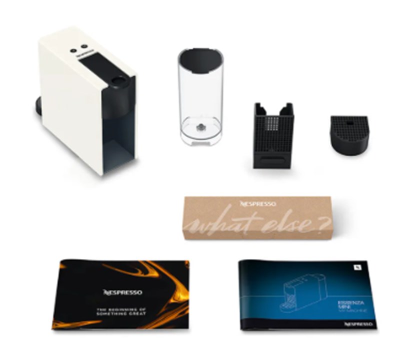 Cafeteira Nespresso Essenza Mini Branca para Café Espresso - C30-BR - 127V